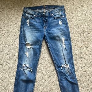 Seven for mankind ankle Skinny jeans